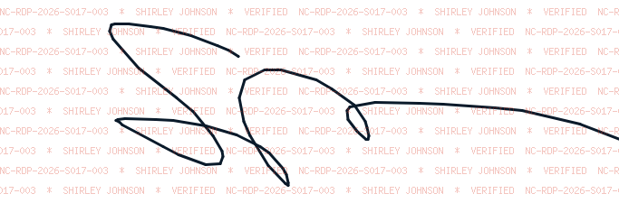 Signature of Shirley Johnson